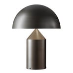 Oluce Atollo table lamp with dimmer Ø50cm bronze