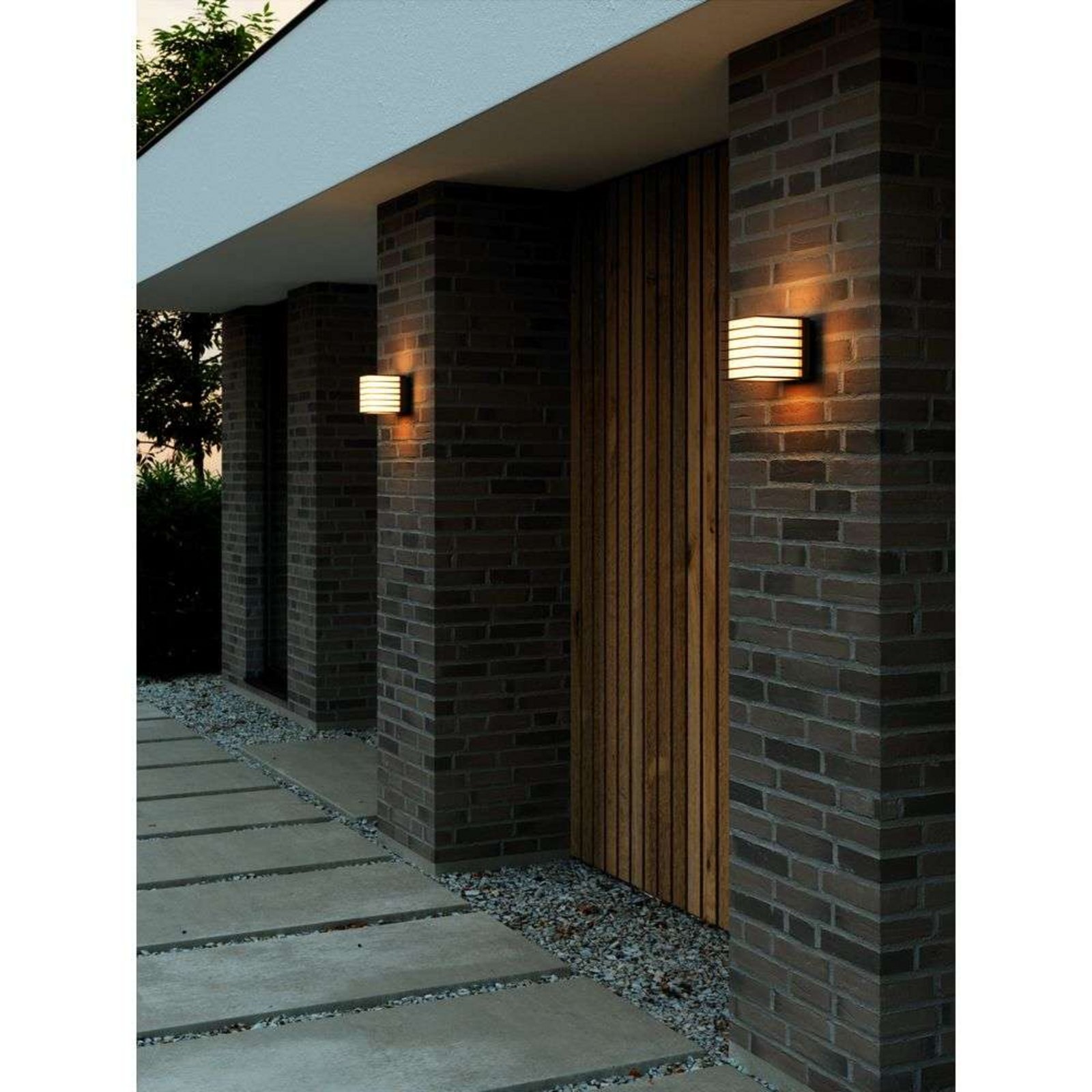 Fluctus 13 Outdoor Wall Lamp Black - Nordlux