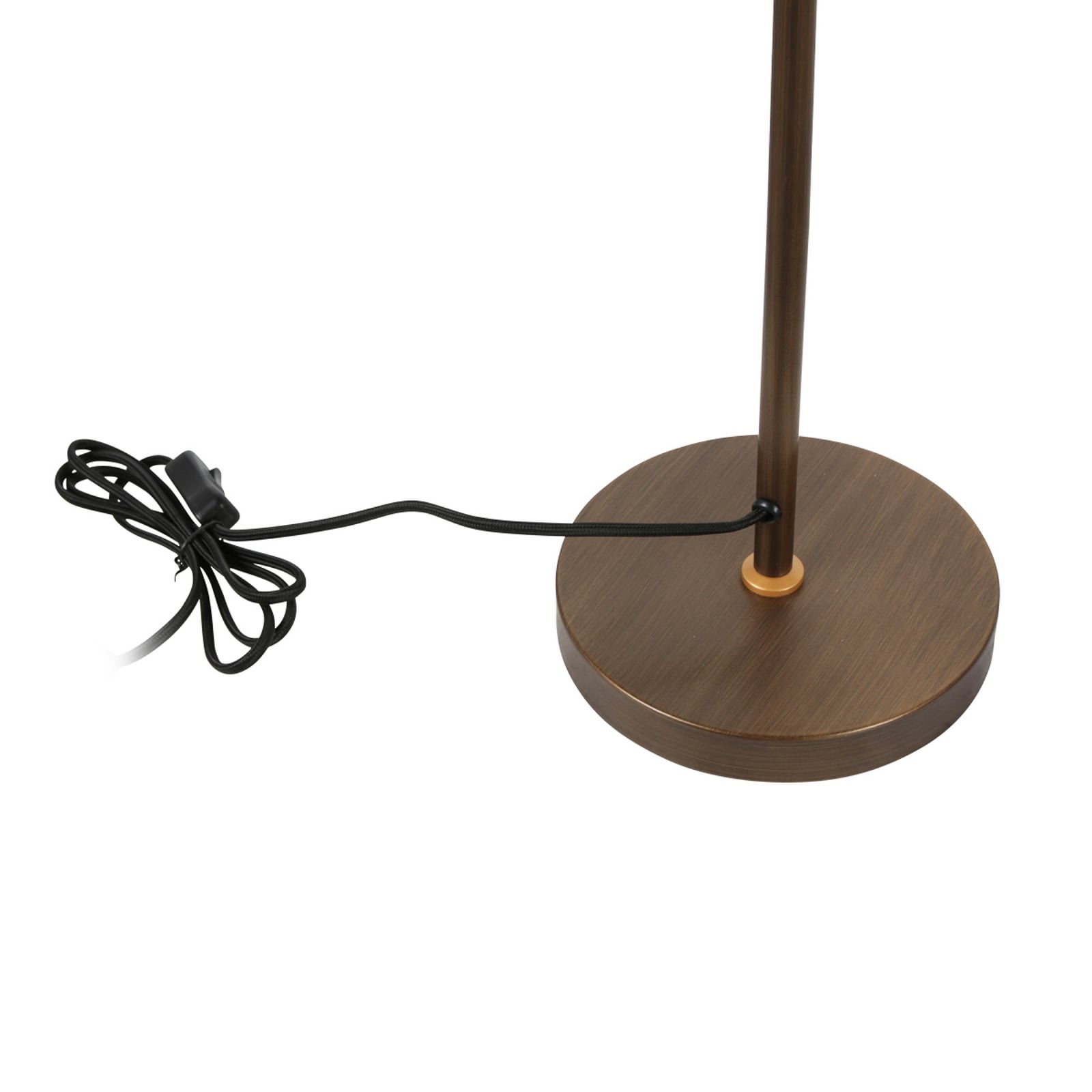 Lampa stołowa Nove, brązowa, metalowa, E27