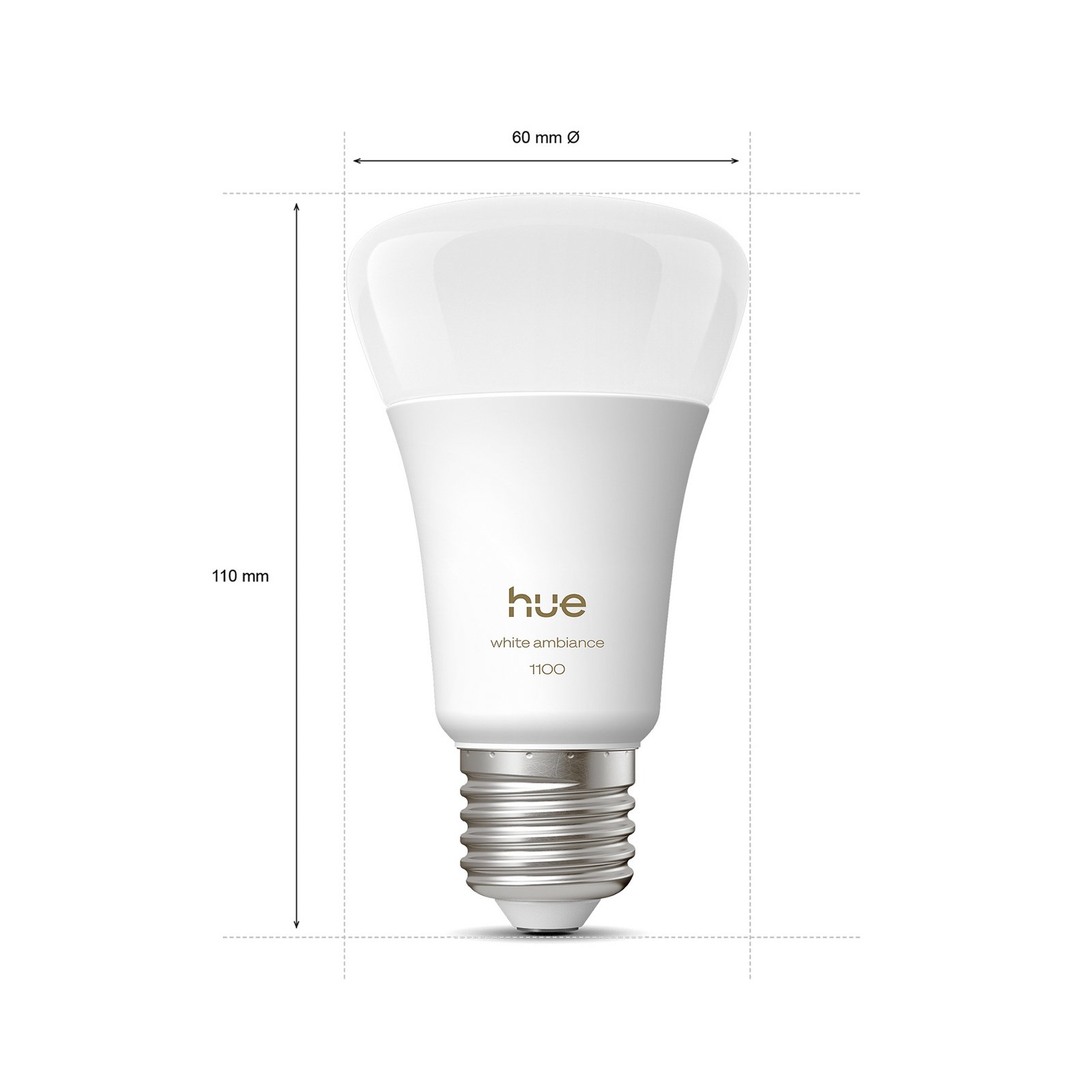 Philips Hue White Ambiance Smart E27 LED, 8,1 W 1100 lm CCT