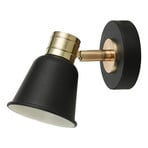 Wandstrahler Fry aus Metall matt und glänzend