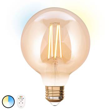 iDual LED-lampe E27 9 W med fjernbetjening