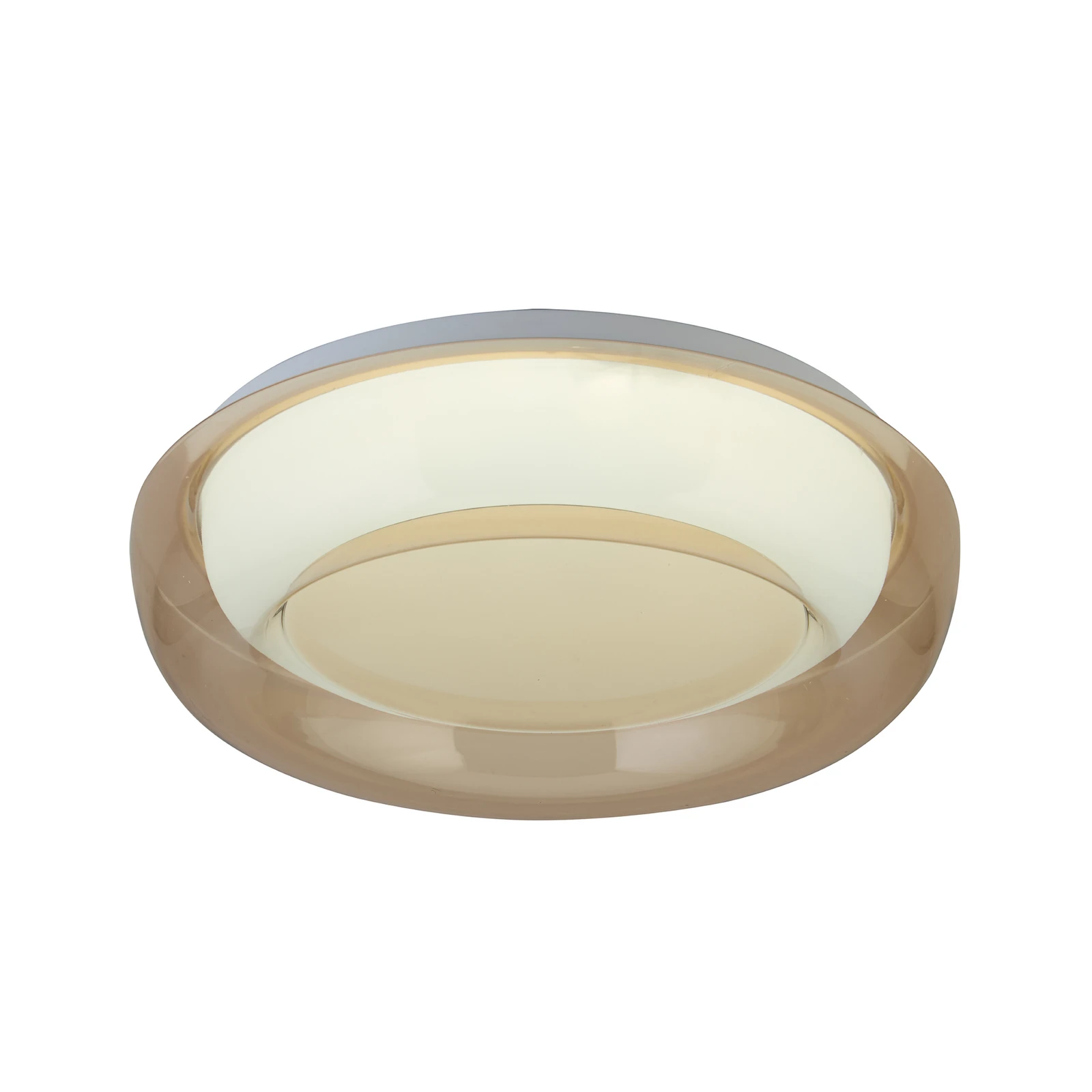 Plafonnier LED Jude Flush, ambre, Ø 30 cm, CCT