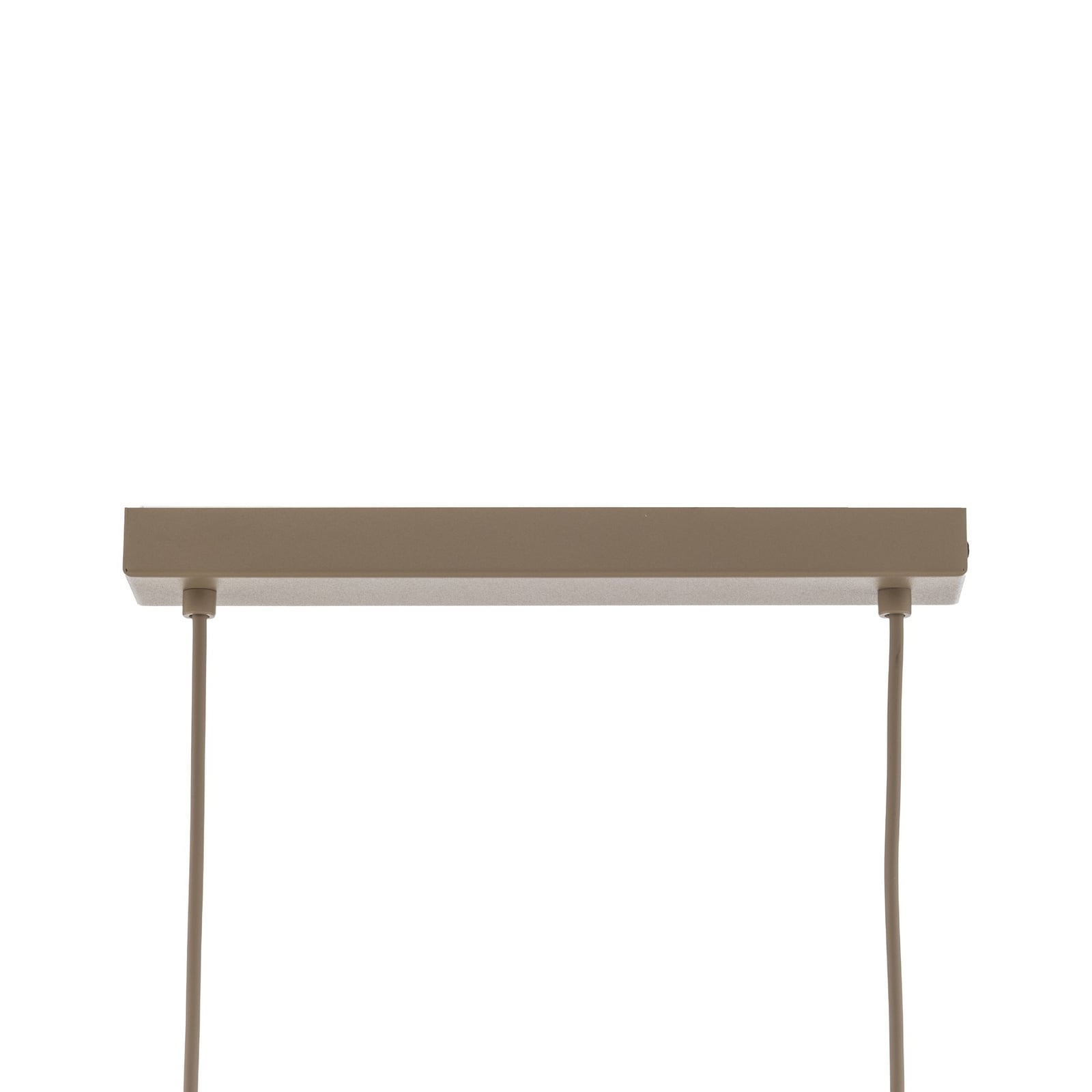 Hengelampe Calma, 4 lyskilder, beige, bast, lengde 95 cm