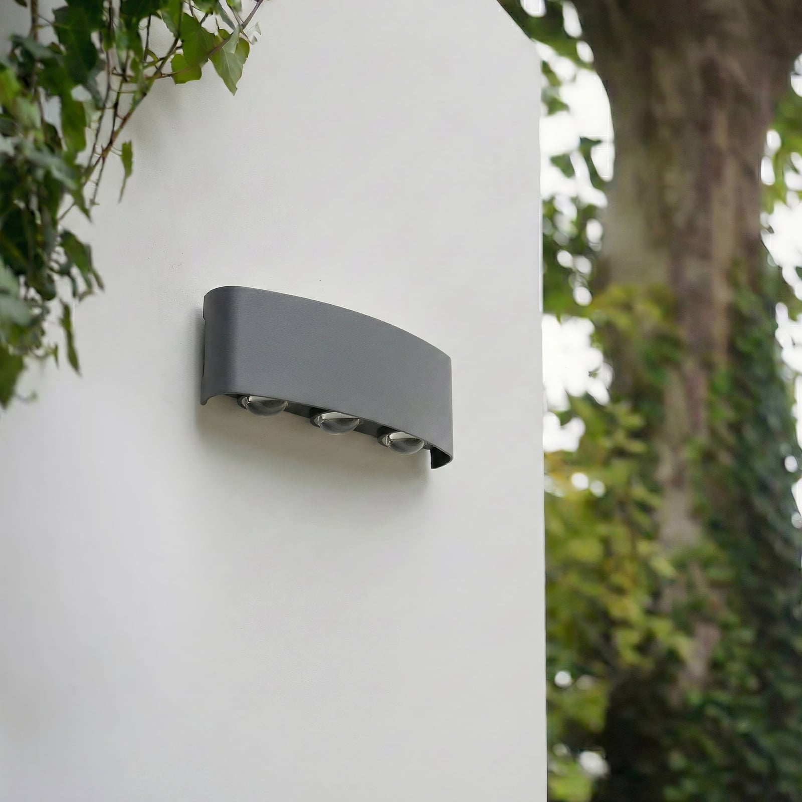 Lindby LED-välisvalgustid Ithan, 3-osalised, antratsiit, 17 cm Lindby LED-välisvalgustid Ithan, 3-osalised, antratsiit, 17 cm