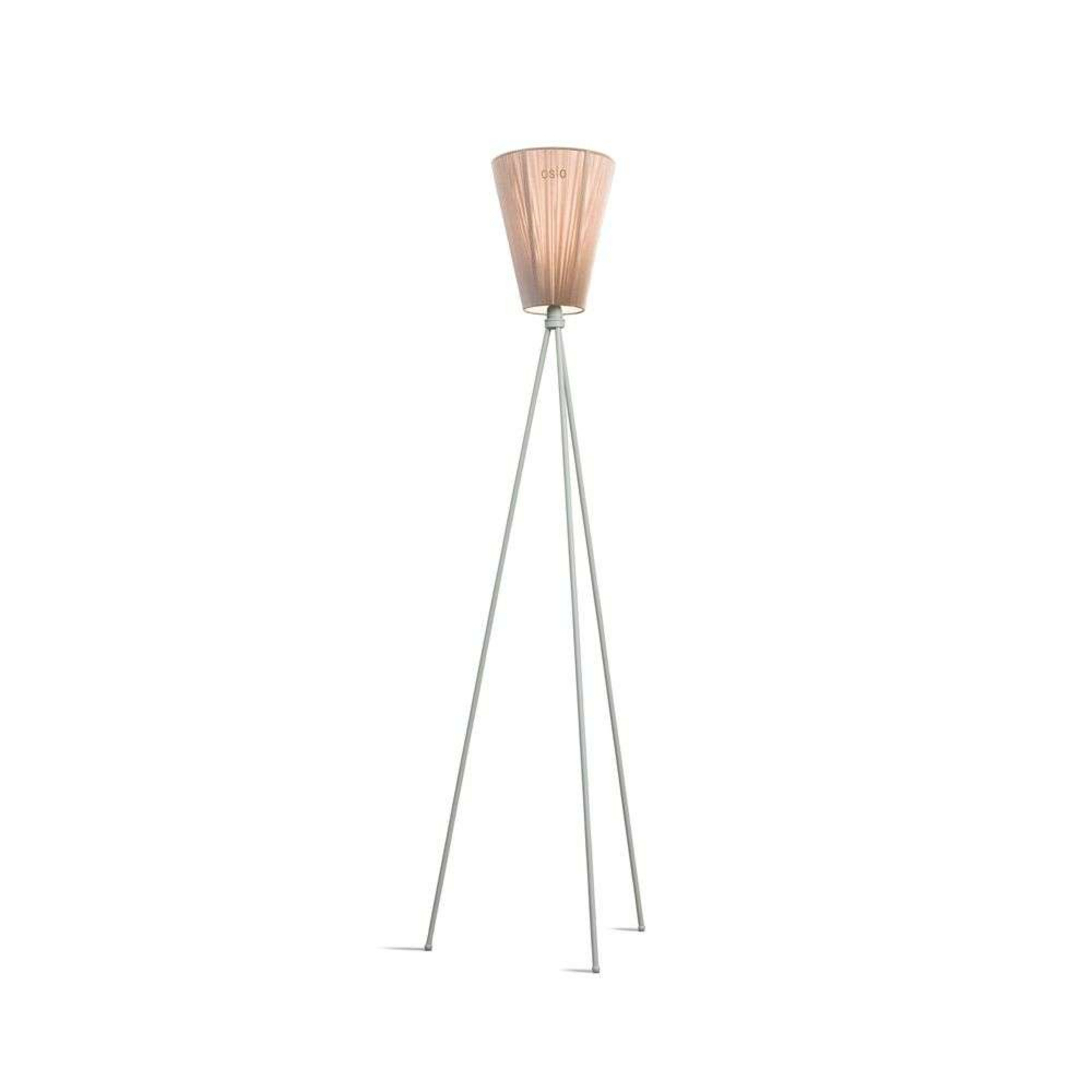 Oslo Wood Lampadaire Light Grey/Beige - Northern