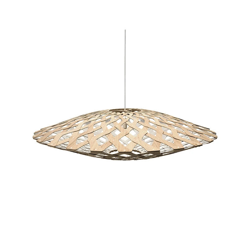 David Trubridge ltd - Flax Pendelleuchte Ø110 1 Seite Weiß David Trubridge