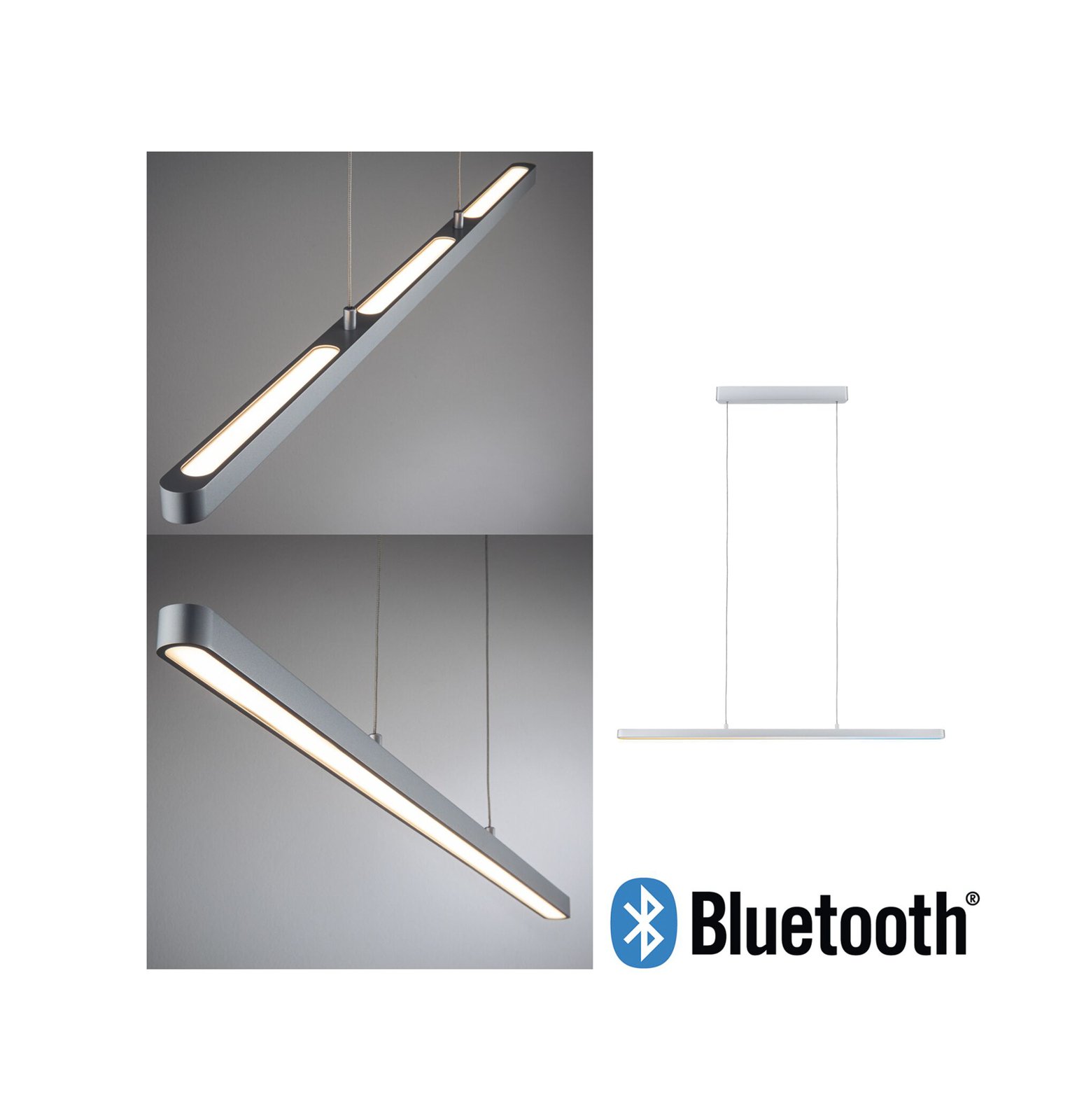 Lento LED Suspension TW/Bluetooth  Chrome - Paulmann