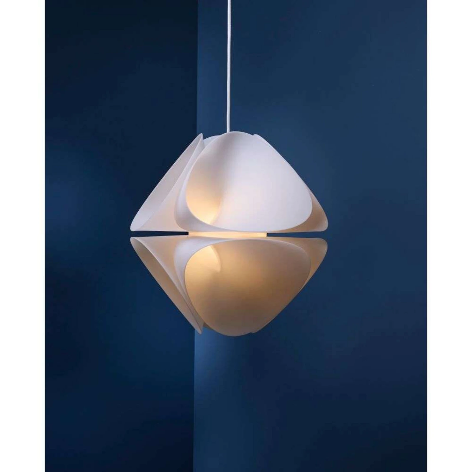FRANDSEN hanglamp Nova, opaalwit, Ø 52 cm, E14