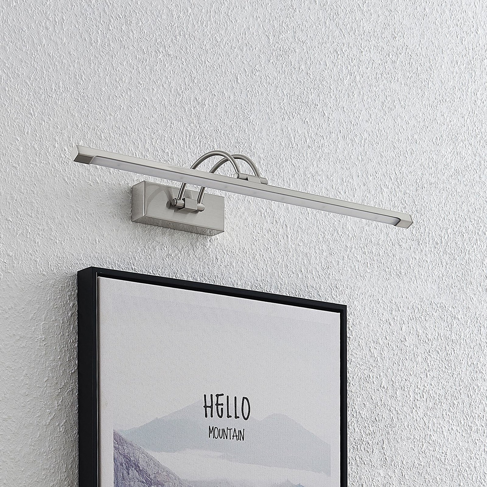 Felena LEDAplique de Pared Satin Nickel - Lucande