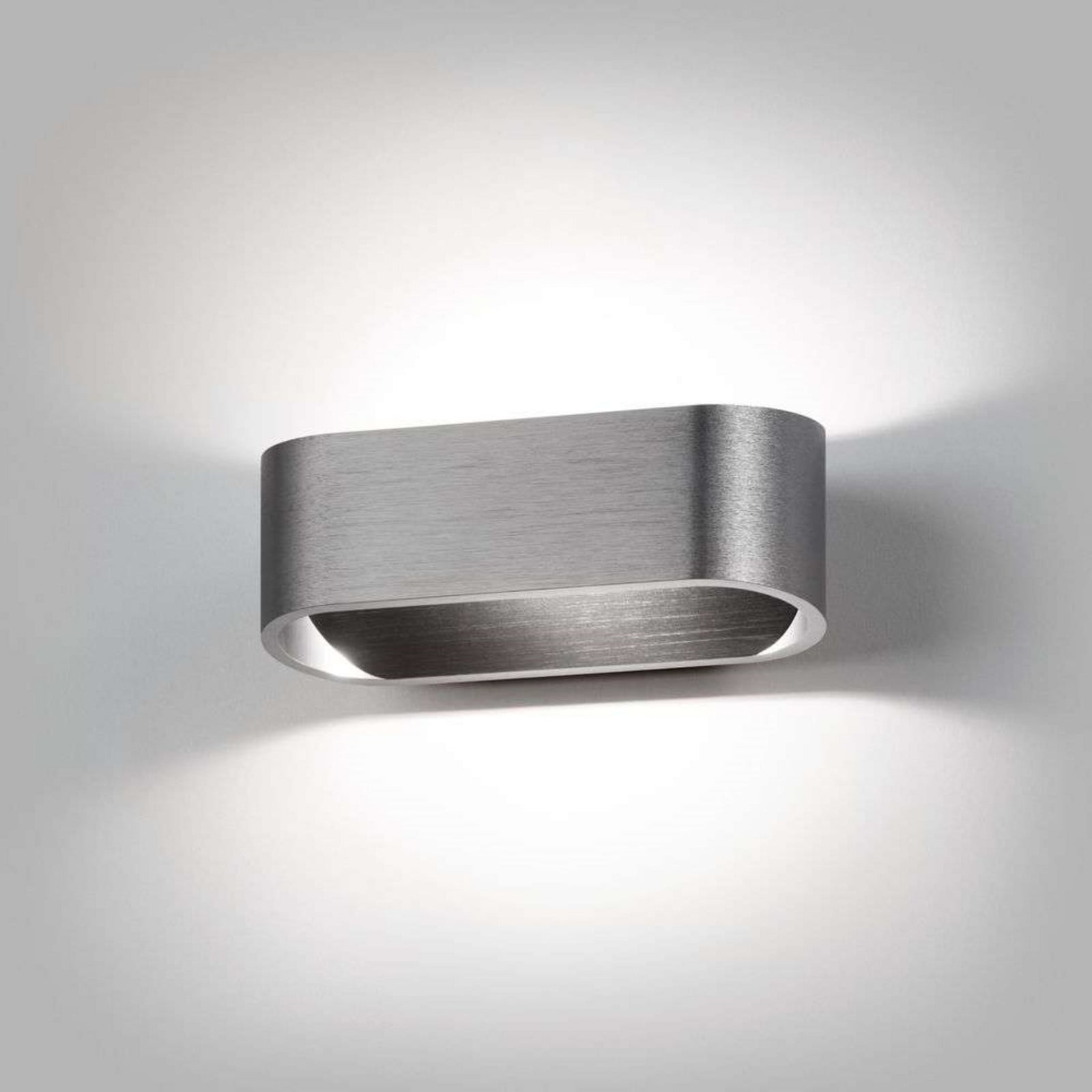 Aura W1 Wandleuchte 2700/3000K Titanium LIGHT-POINT - Wohnzimmer - Aluminium
