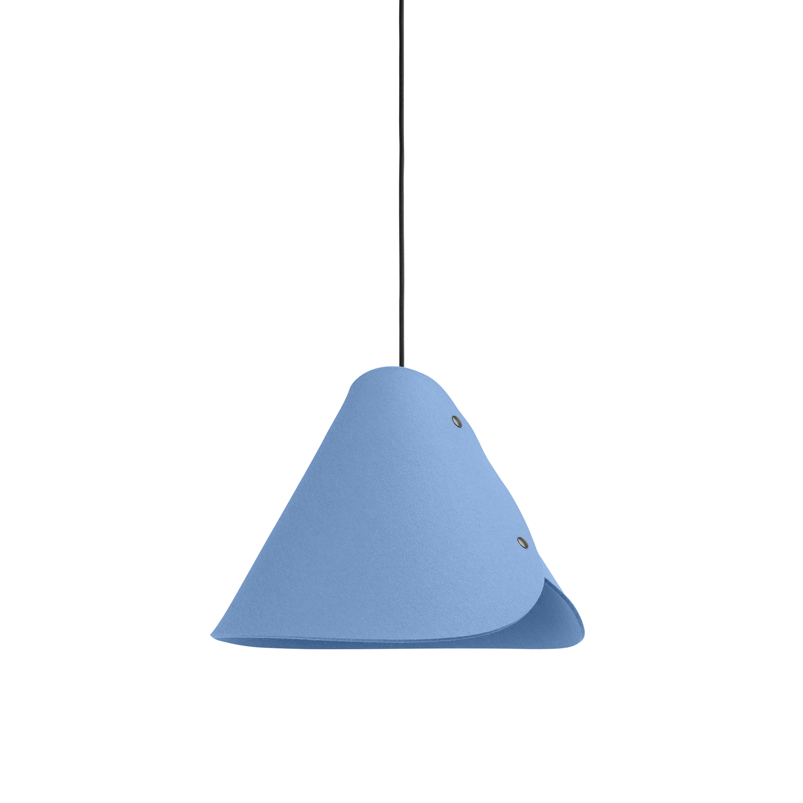ALMUT 0314 hanglamp, conisch 1-lamp pastelblauw