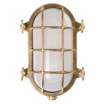 Ovale Schiffsarmatur Hook, Glas opal