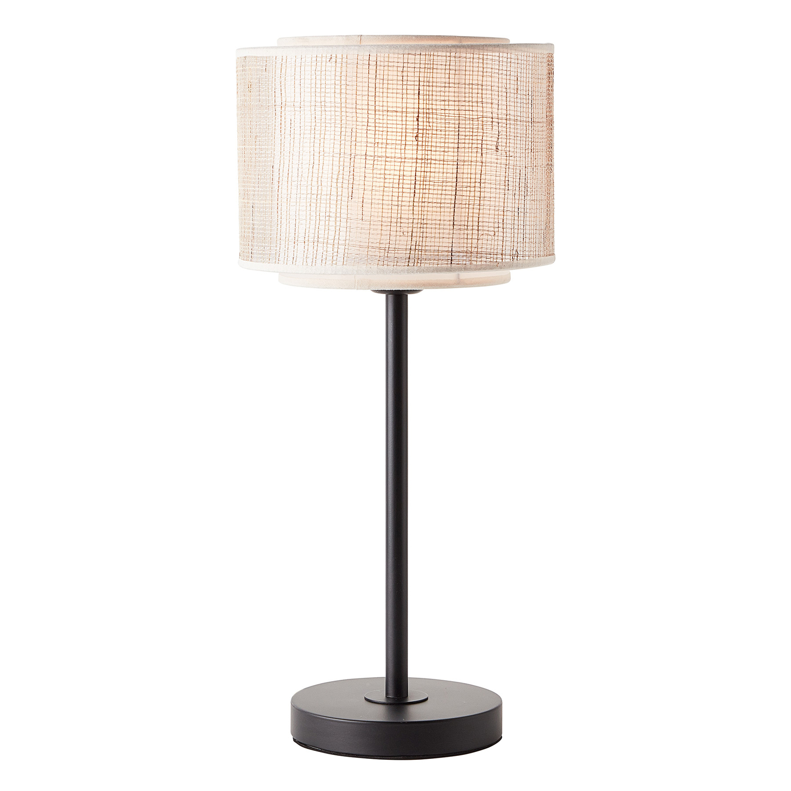 Stolná lampa Odar s bambusom