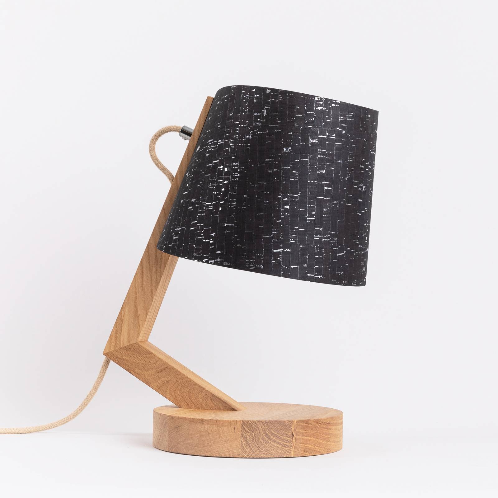 Almut von Wildheim Wooden Table Lamp - Living / Dining Room - dimmable - Country House / Rustic - Brown