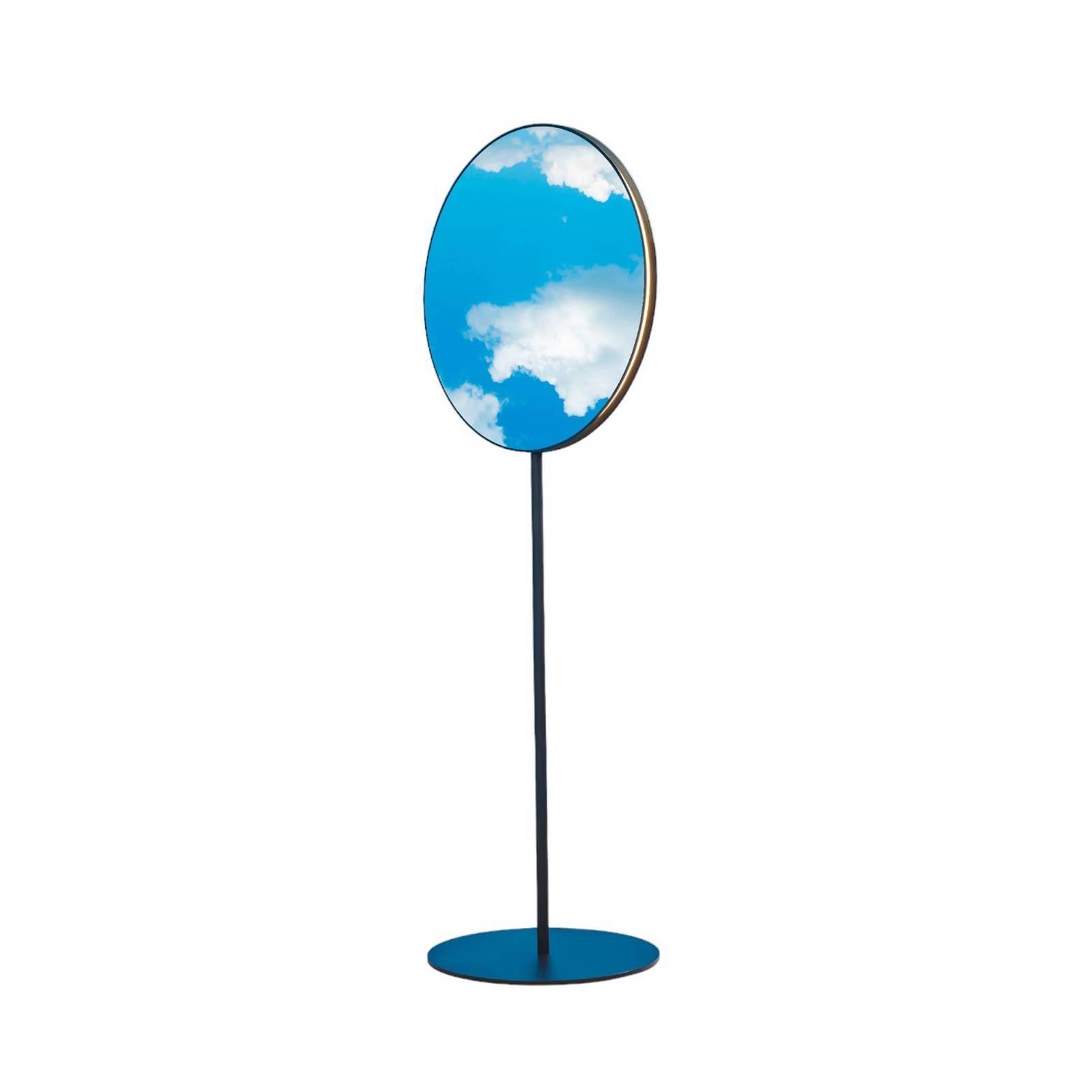 Artemide Se|eS LED-Standspiegel schwarz Höhe 180cm