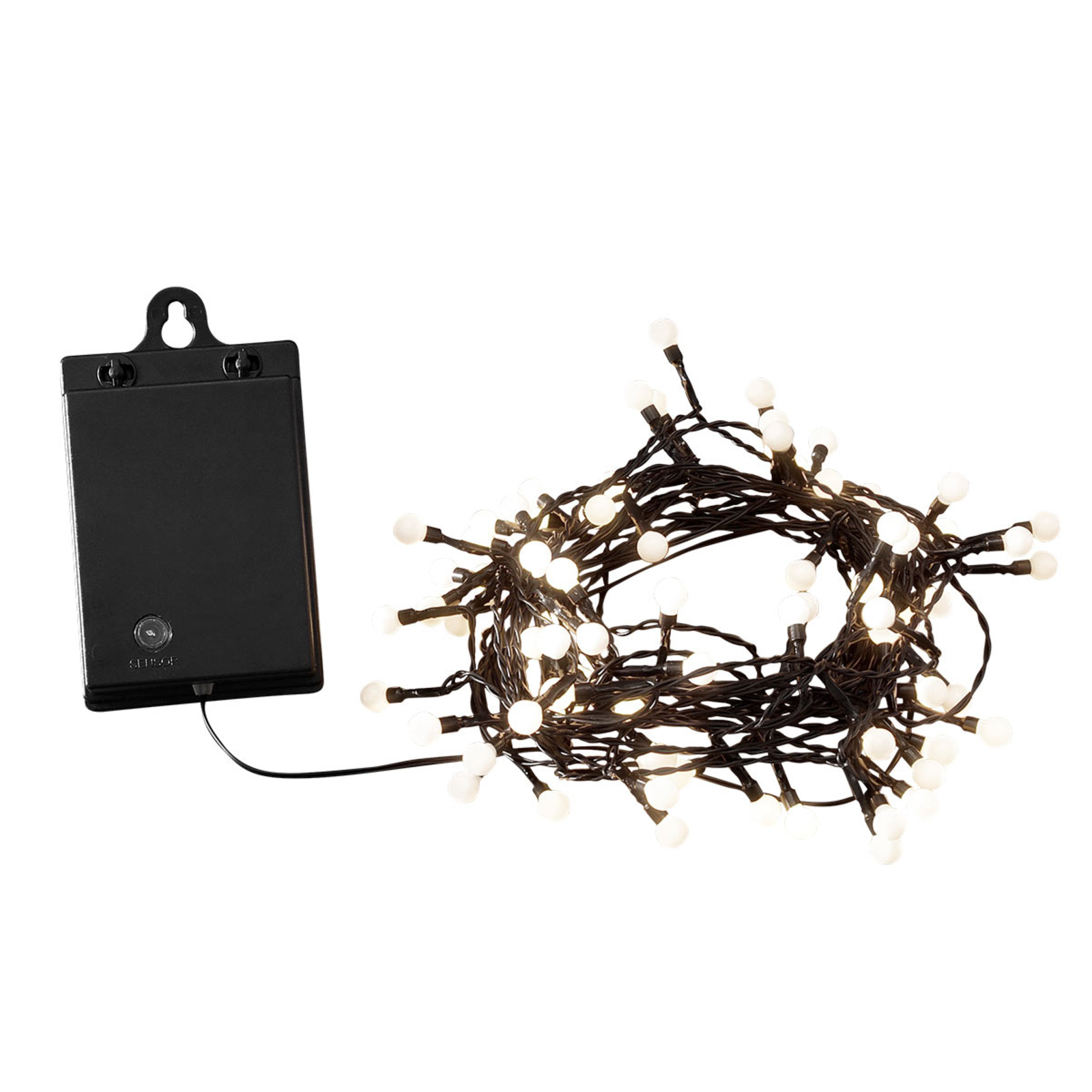 80bulb LED outdoor string lights ww battery Lights.ie