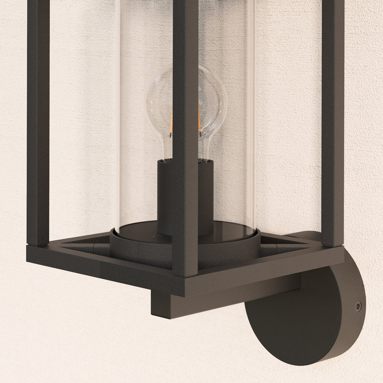 Ferda Up Außen Wandleuchte IP44 Graphite - Lucande