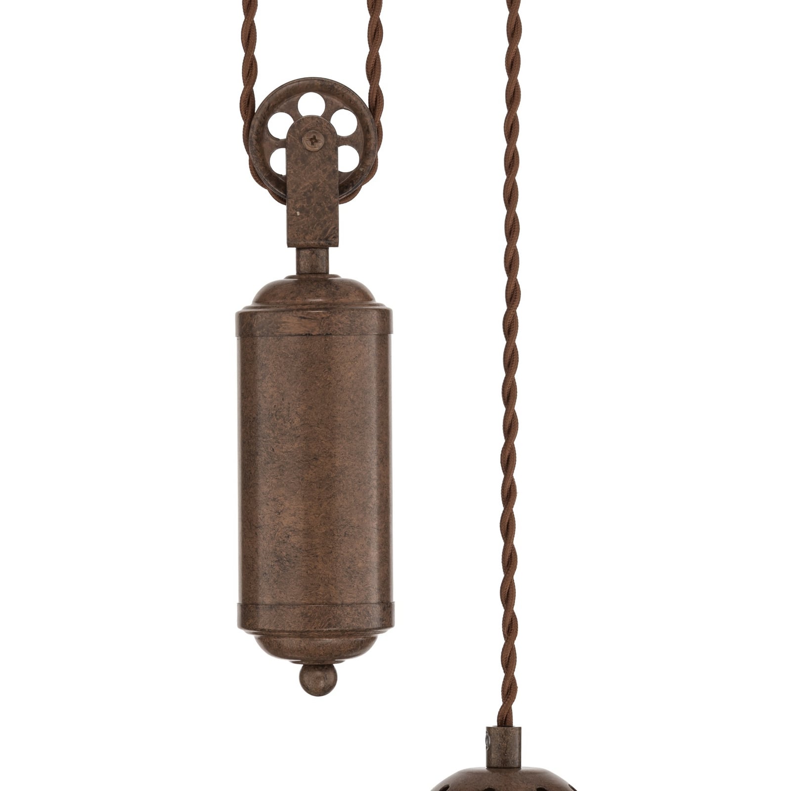 Suspension réglable Louisanne Brown - Lindby Suspension réglable Louisanne Brown - Lindby