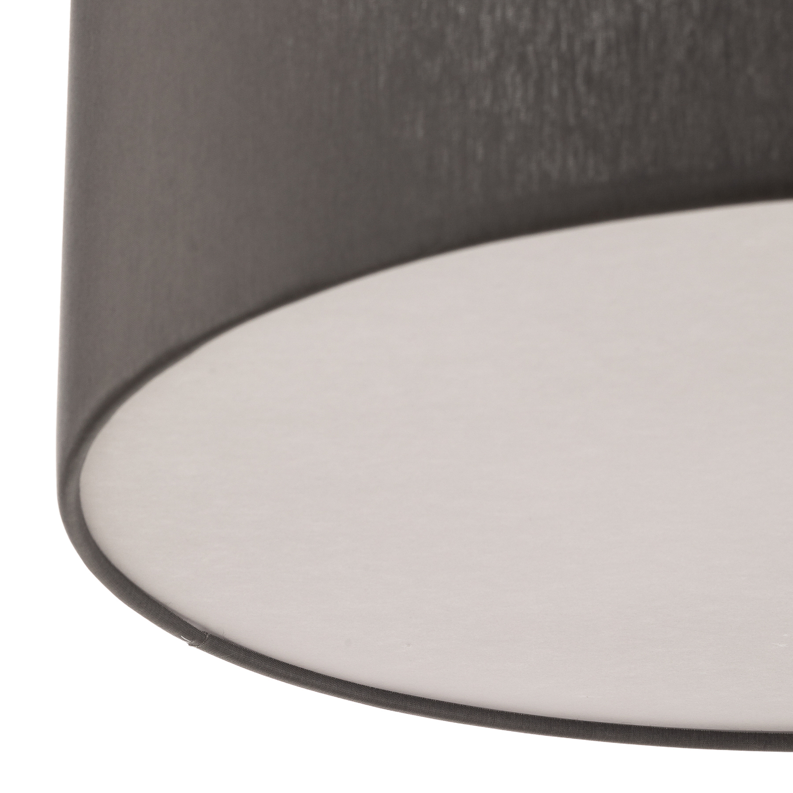 "Rondo" lubinis šviestuvas su tarpais, pilkas Ø 45 cm