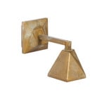 Applique a LED Silva Edge, profondità 22 cm, ottone anticato, IP65