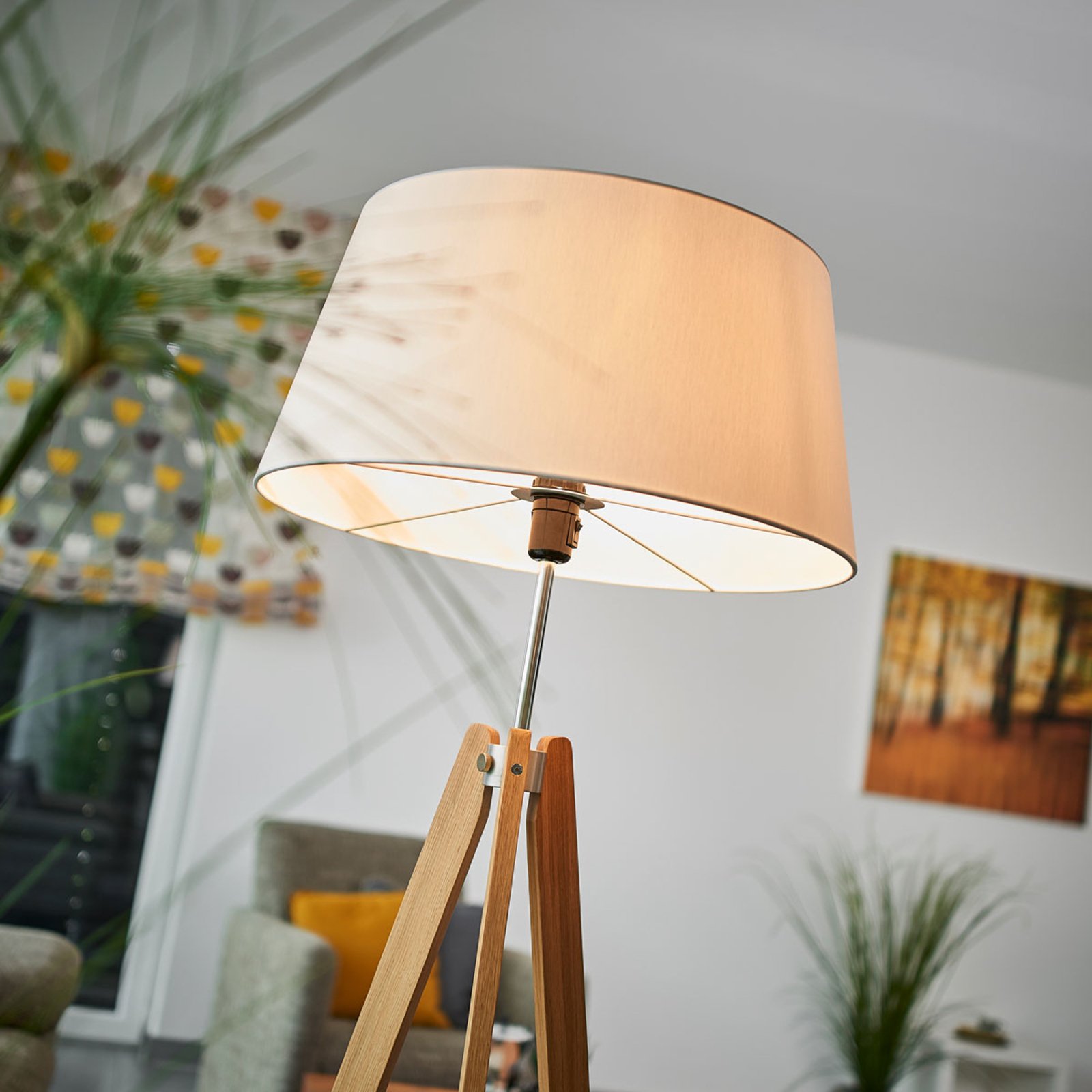 Thea Lampadaire White/Oak - Lucande
