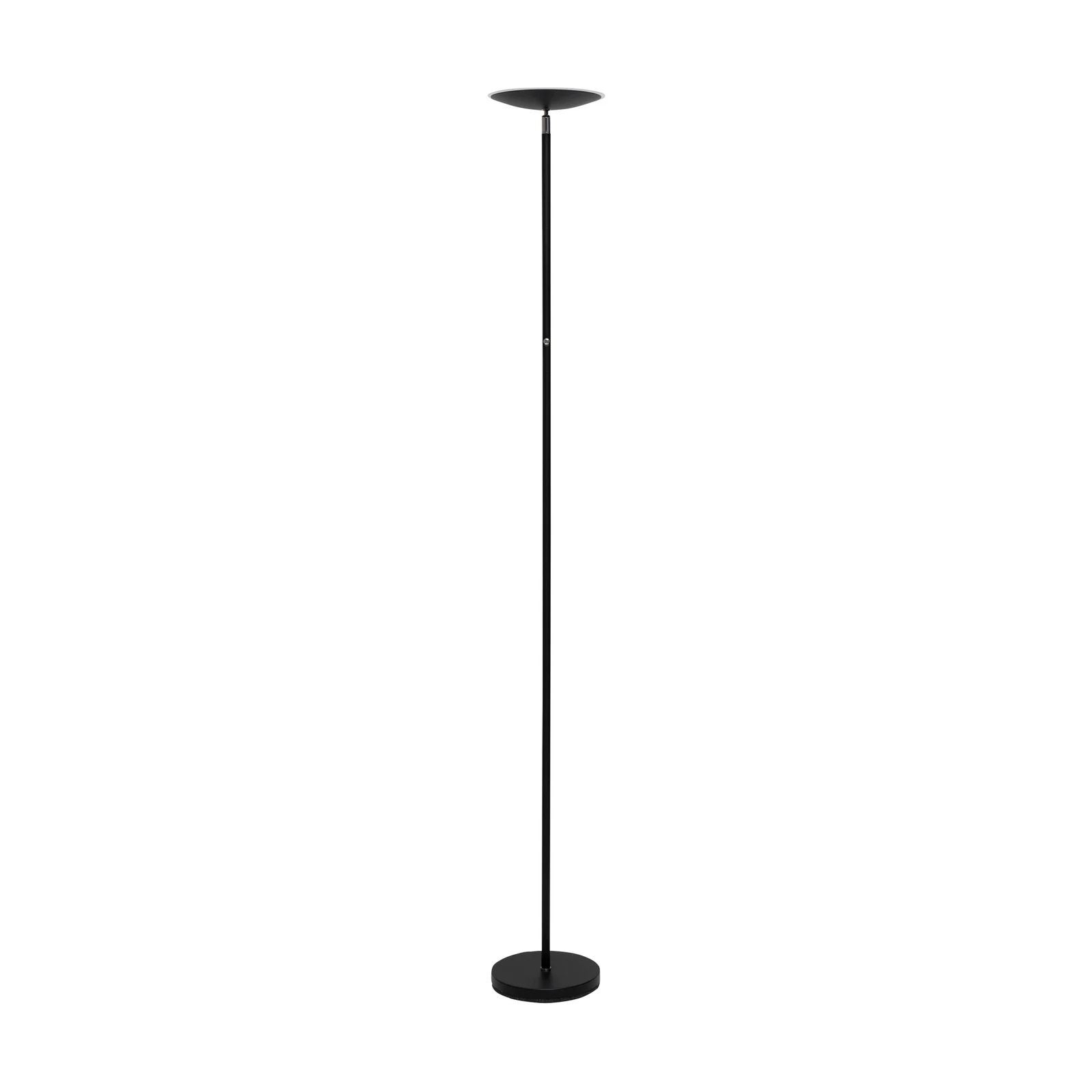 LED álló világítás MAULsphere, fekete, dimmelhető, magasság 183 cm
