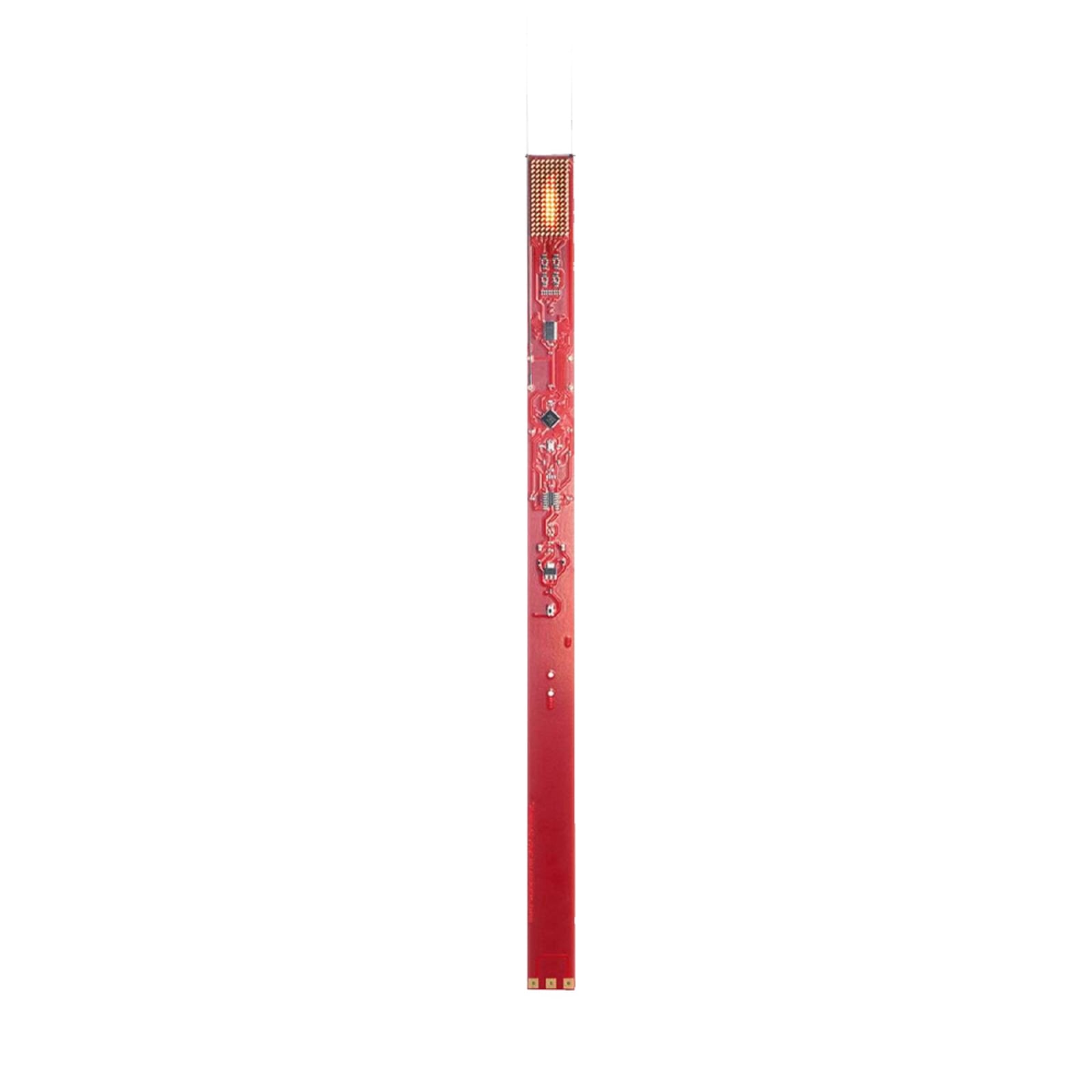 LED designer hanging light One New Flame in red