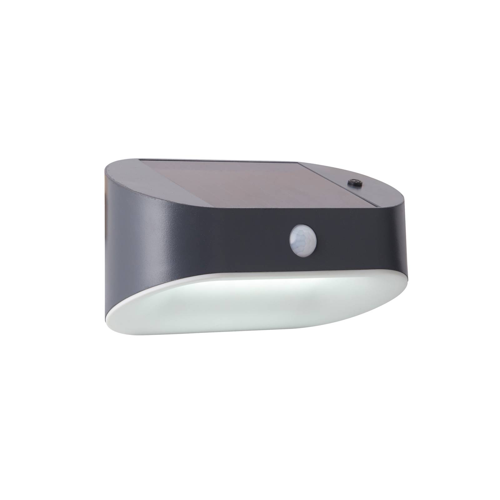 Wandleuchte Solarleuchte led Außenleuchte Gartenleuchte Grau h 95 cm