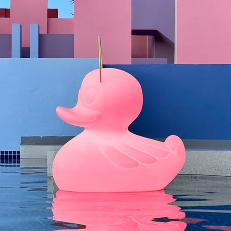 LED-Designleuchte DUCK-DUCK XL für außen