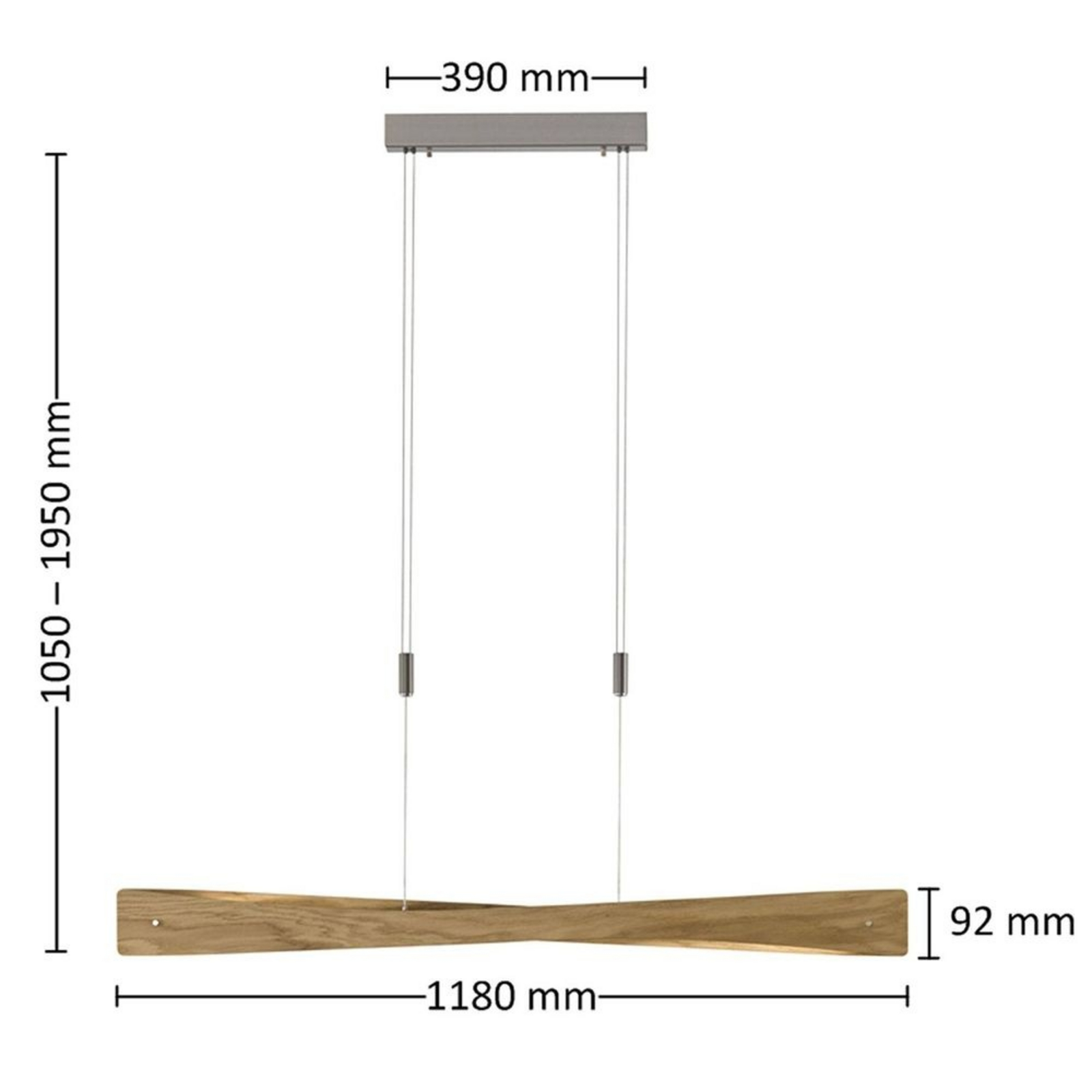 Lian Pendant Oak - Lucande