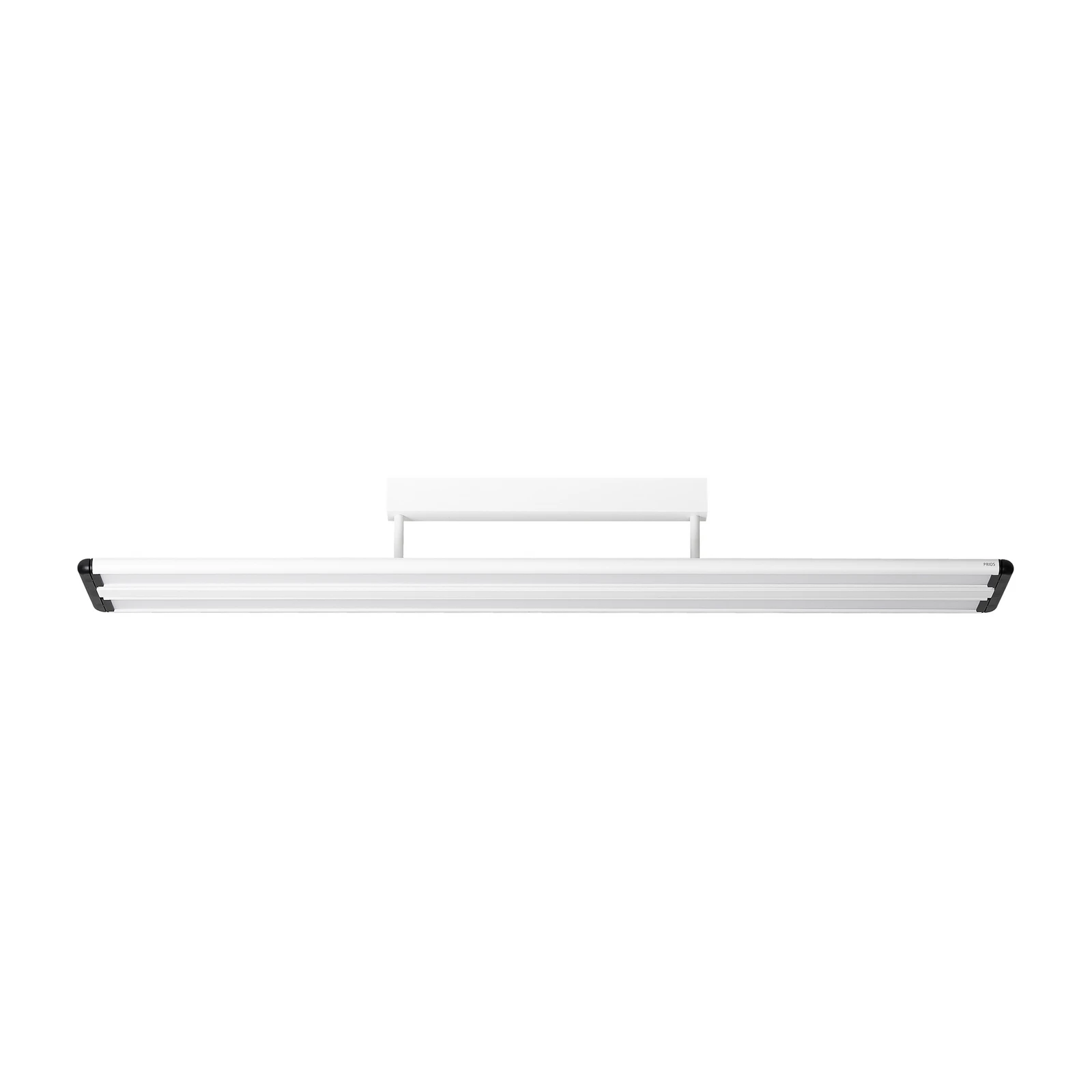 Prios Yuela LED stropna svjetiljka, DALI, 120 cm, srebrna