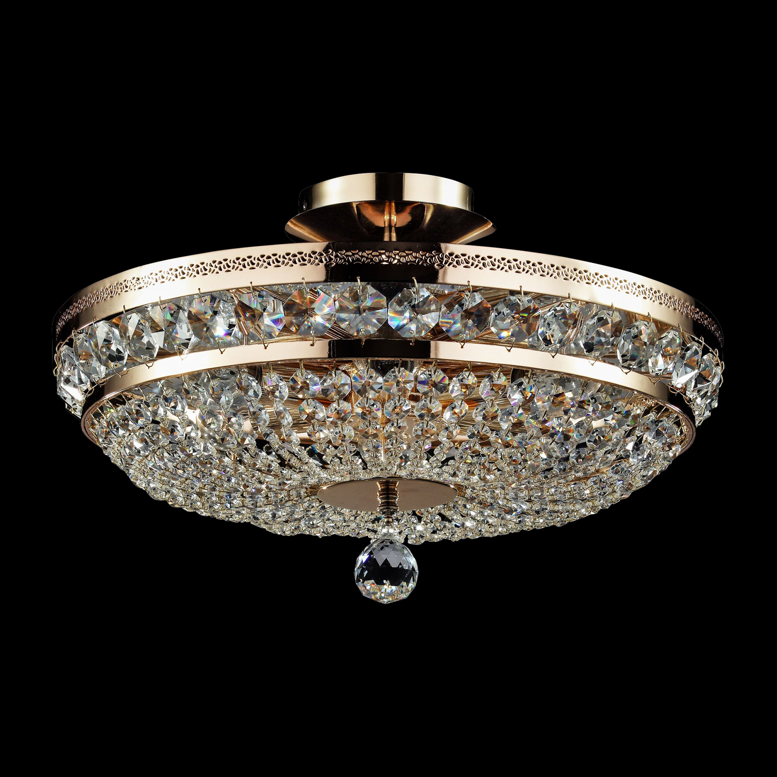 Maytoni Ottilia plafondlamp kristallen, Ø 43,5 cm