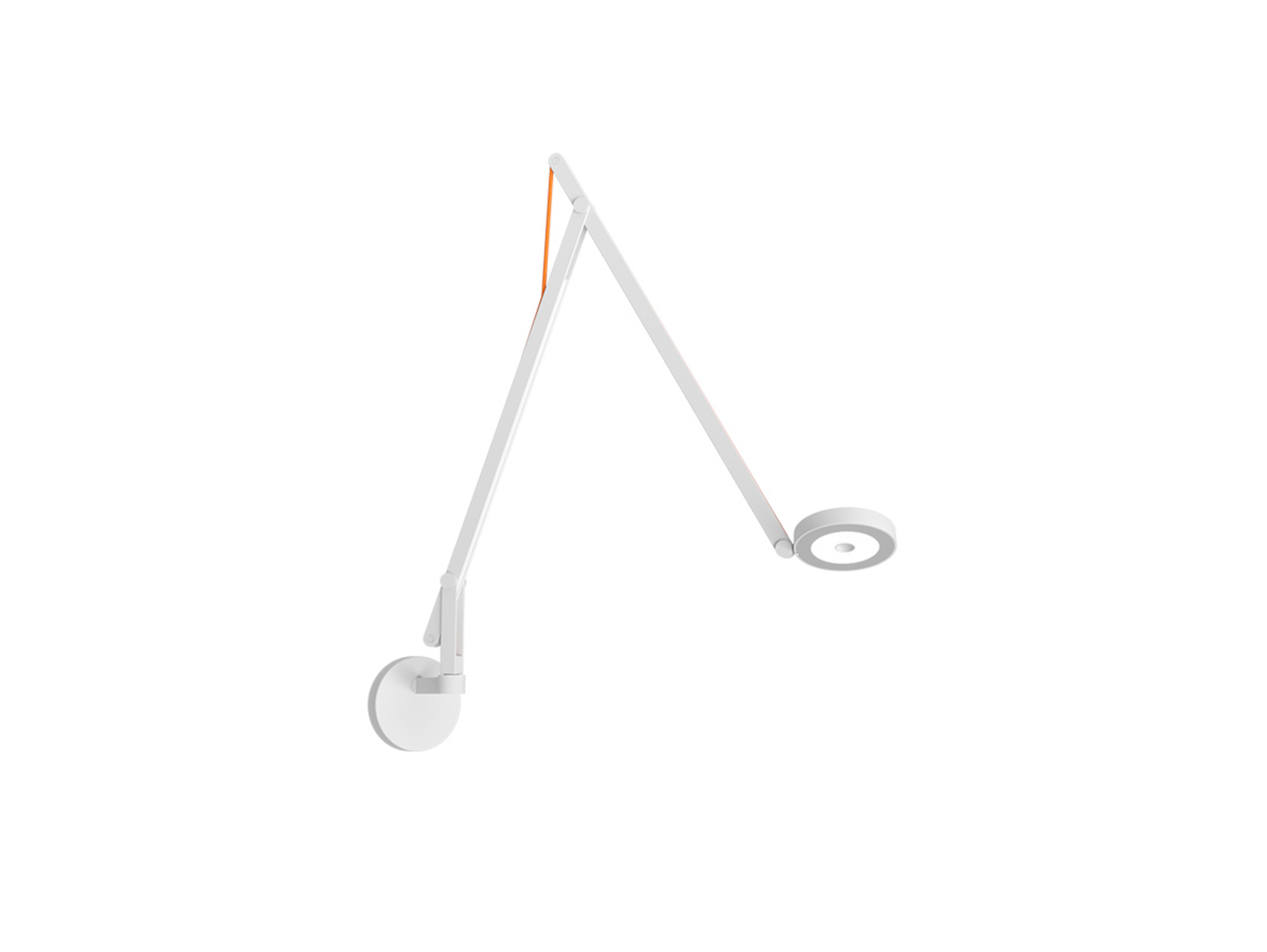 String W2 Wandleuchte DTW Matt White/Orange - Rotaliana
