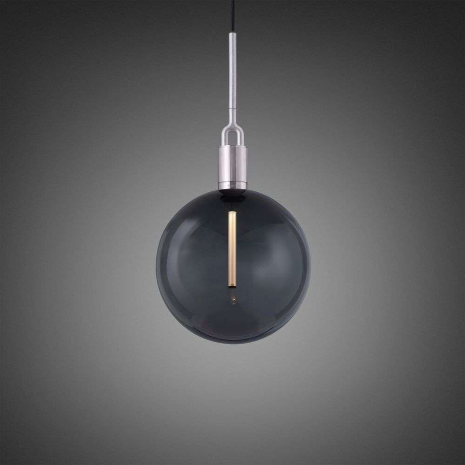 Forked Globe Lustră Pendul Dim. Large Smoked/Steel - Buster+Punch