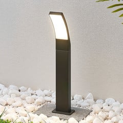 Lindby Ilvita LED-seinävalaisin, 60 cm, antrasiitti, metalli, IP54