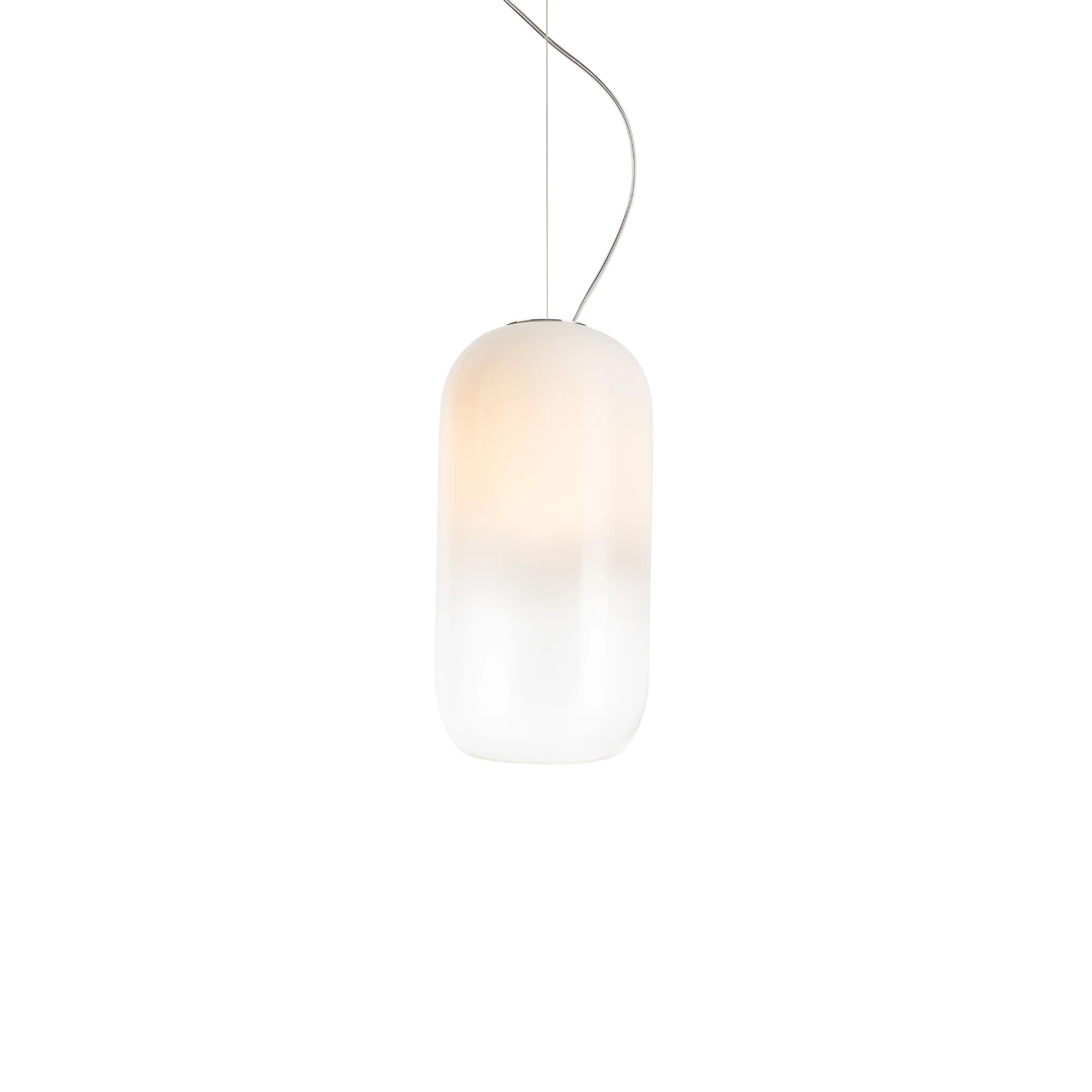 Artemide Gople Mini rippvalgusti valge/hõbedane