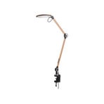 Nyxaris LED Candeeiro de Mesa w/Clamp CCT Silver - Lindby
