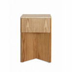 TAVA Beistelltisch, Eiche, Höhe 44,6 cm - Gejst