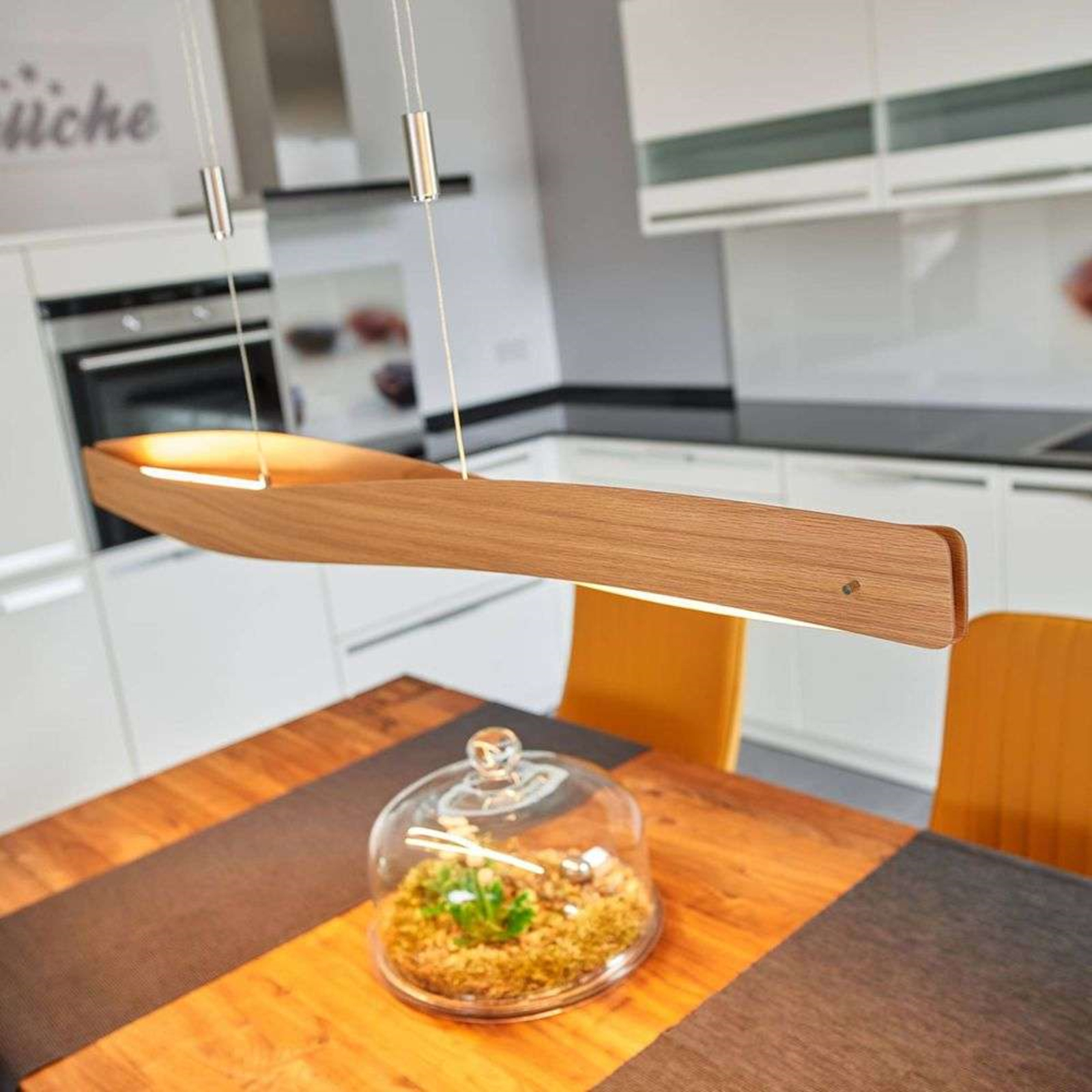 Lian Függőlámpa L119 Oak/Nickel - Lucande