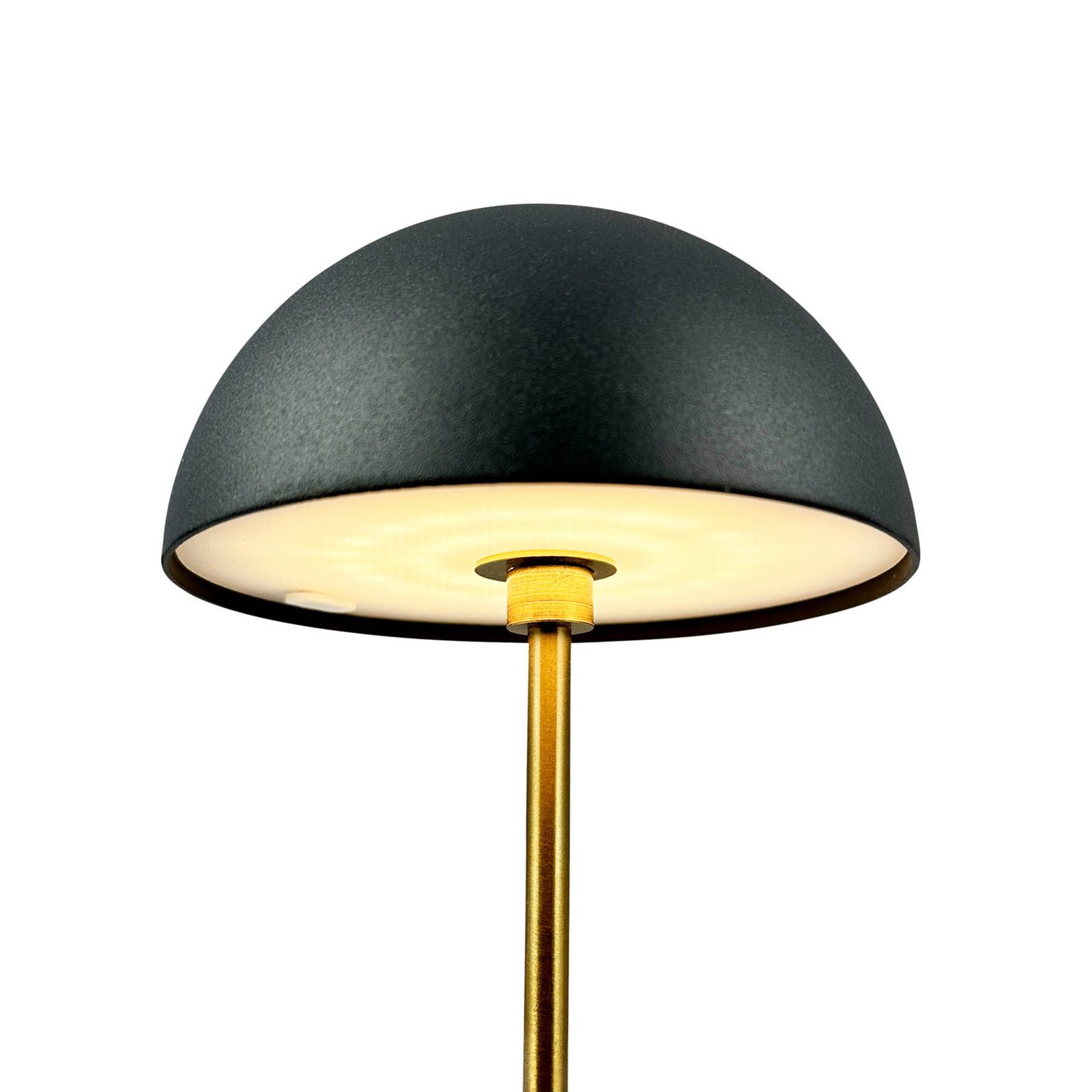Along Portable Table Lamp 2 pcs. Mini Black/Brass - DybergLarsen