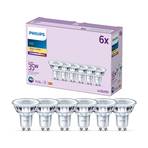 Philips Lampada LED GU10 3.5W 255lm 827 clear 36° 6pcs