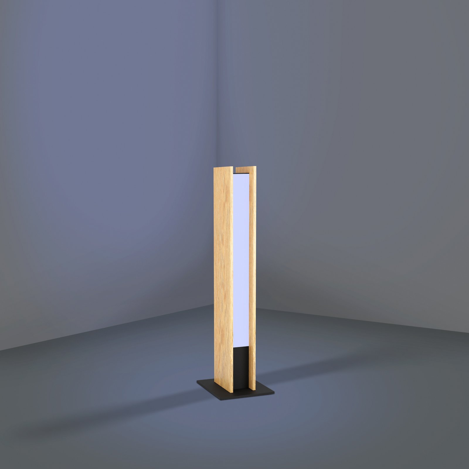 Candeeiro de mesa LED Smart ZIG Anchorena-Z, altura 46,5 cm, RGB, CCT