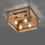 Khan loftlampe i vintage-design, 4 lyskilder