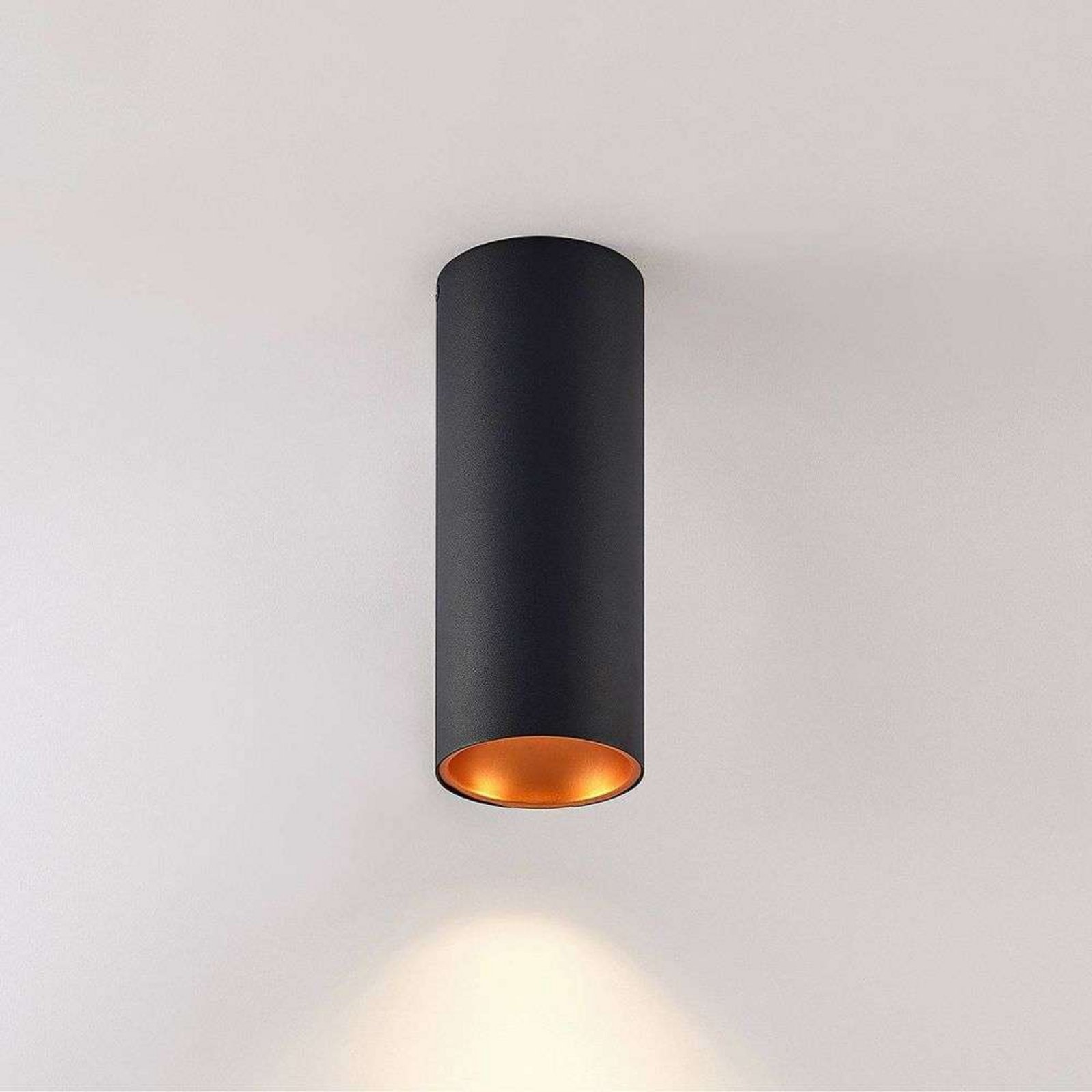 Hinka Round Ceiling Lamp H25,4 Black - Arcchio