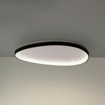 Candeeiro de teto LED IDEAL LUX Gemini, preto, 81 cm, 4000 K, ligar/desligar
