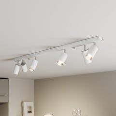 Faretto da soffitto Eye Spot a 6 luci, bianco