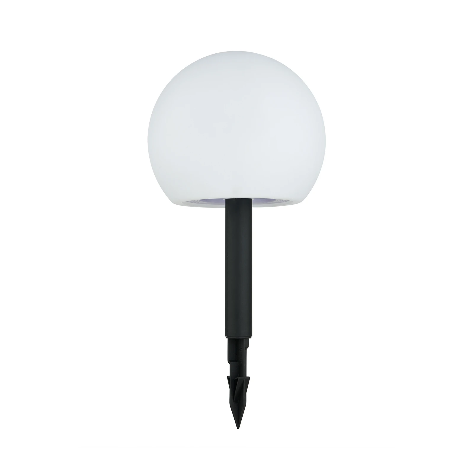 Lindby LED solárne lampy Lago, RGBW, sada 3, gule, zemný hrot