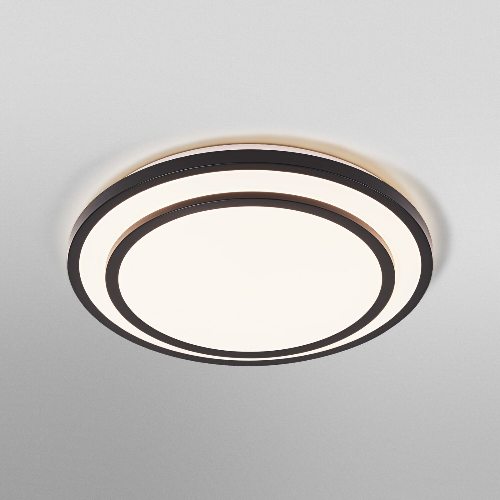 OSRAM LED-Deckenleuchte ORBIS BERLIN, schwarz Ø 39 cm Metall