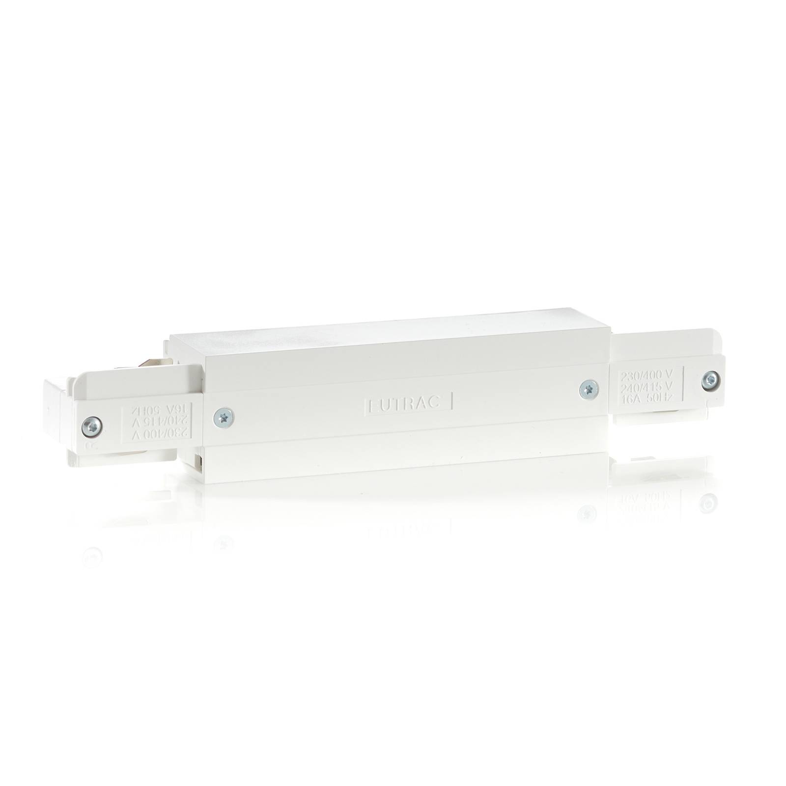 Image of Eutrac connecteur en I option alimentation, blanc 
